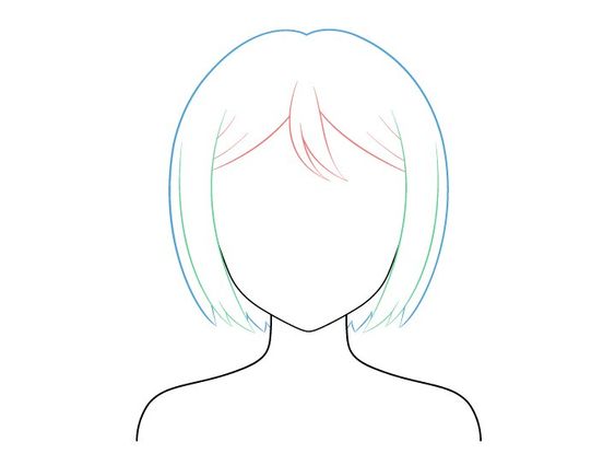 Cách vẽ tóc chibi chi tiết cho các bạn tham khảo tập vẽ